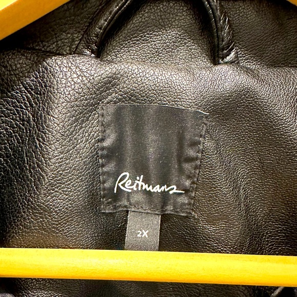 Reitmans Faux Leather Jacket - Picture 3 of 9